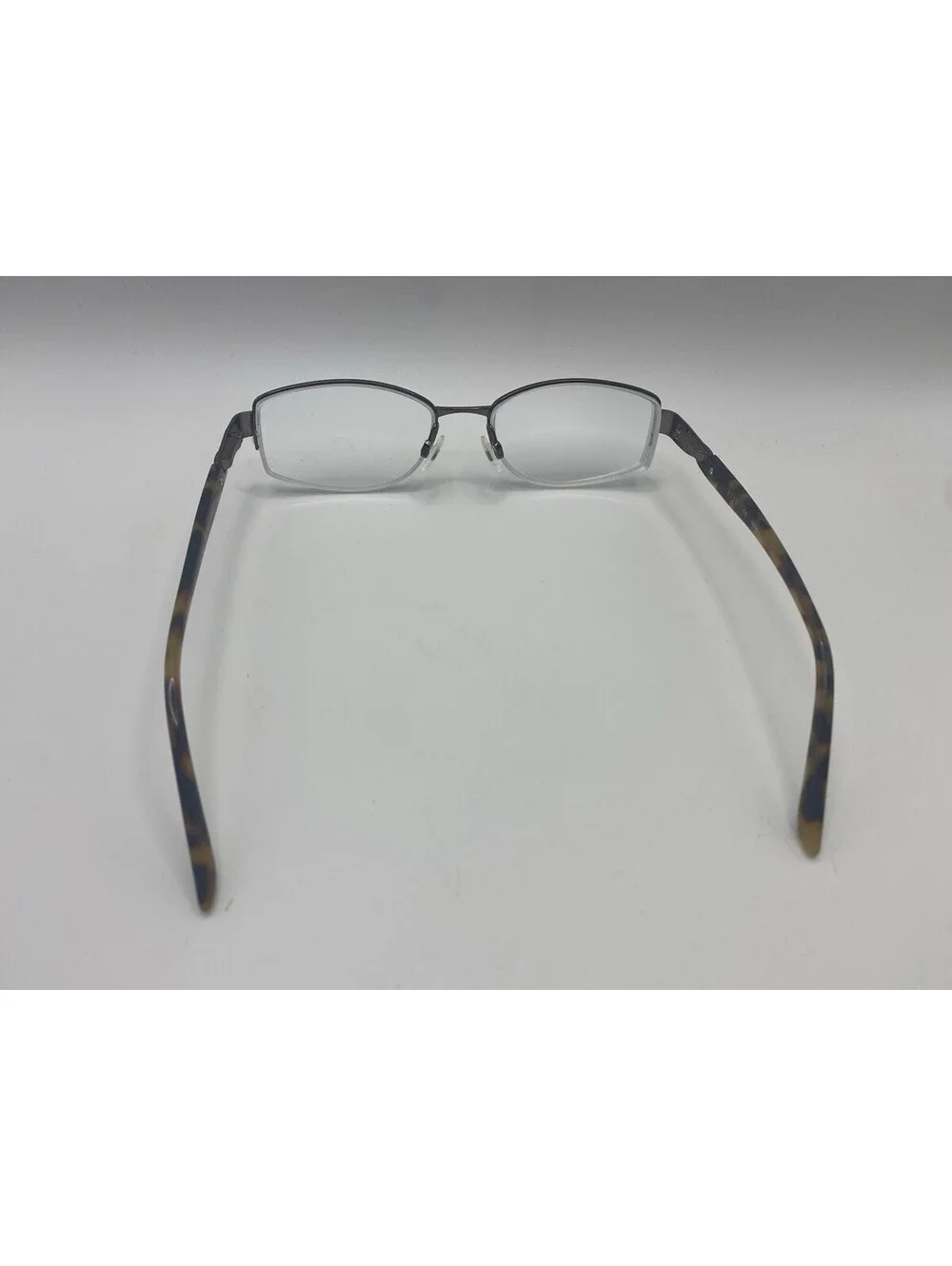 ELLE EL13392 BR Semi Rimless Eyeglasses Frames 52□17 135mm Tortoise Temples